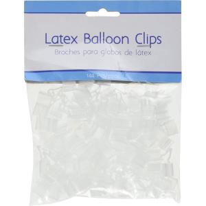 Premium Clear Plastic Latex Balloon Clips – 0.5″ (144 Ct) – Quick & Easy Party Decoration Solution – Effortless Sealing for All Events and Celebrations