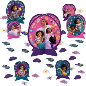 Sonic The Hedgehog Party Table Centerpiece Kit (27 Pc Set) – Vibrant, Action-Packed Decorations for Birthdays & Special Occasions(Encanto)