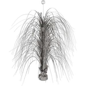 Stunning Apple Red Foil Spray Centerpiece – 28″ (1 Pc.) – Eye-Catching & Versatile Decor – Perfect For Any Event(Silver)