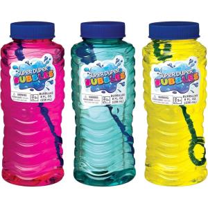 Super Duper Bubbles – 8 oz. (Pack of 1) – Colorful Bubble Solution – Perfect for Kids & Outdoor Activities