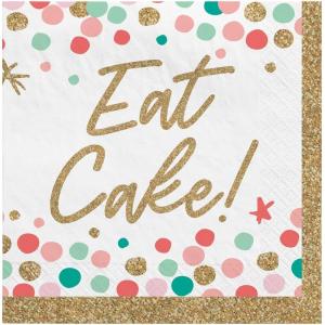 Vibrant Birthday Balloons Beverage Napkins, 5″ – 36 Count – Colorful & Durable Party Essentials, Perfect for Celebrations & Events(Wish Big Birthday)