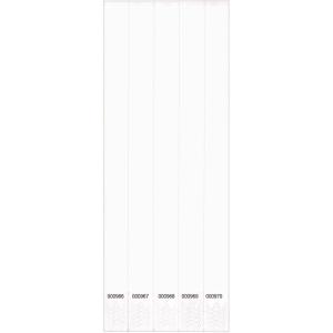 Vibrant Solid Wristbands – 250 Pack – Durable & Comfortable Material, Perfect for Events & Fashion Statements(White)