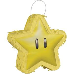 Vibrant Yellow Super Mario Brothers Mini Decoration – 7.75″ x 6.75″ (1 Pc.) – Unique Design, Stand Out Event Accessory – Perfect for Parties