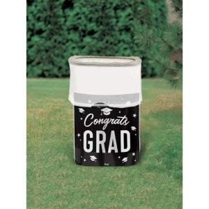 Flings® Congrats Grad Pop-Up 13-Gallon Party Trash Bin – 1 pc