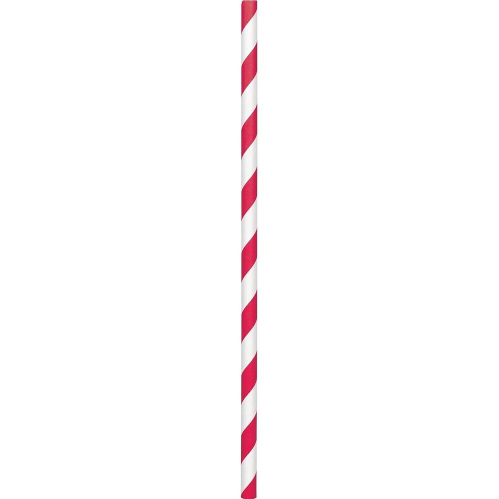 imagePaper Straws  95 Pack of 50 Perfect For Birthday ampamp Themed Parties Apple RedApple Red