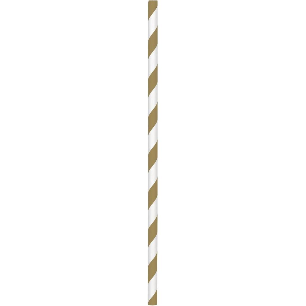 imagePaper Straws  95 Pack of 50 Perfect For Birthday ampamp Themed Parties Apple RedGold