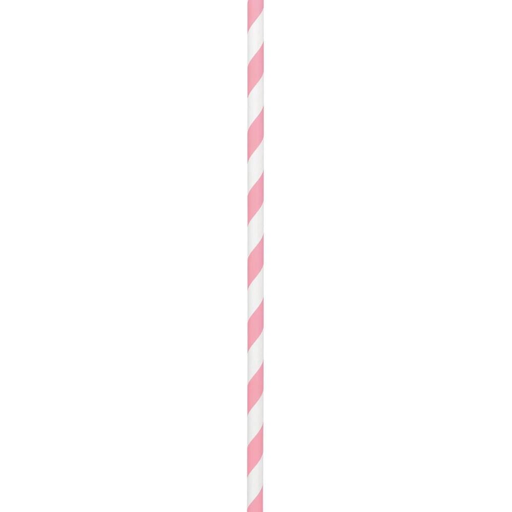 imagePaper Straws  95 Pack of 50 Perfect For Birthday ampamp Themed Parties Apple RedNew Pink