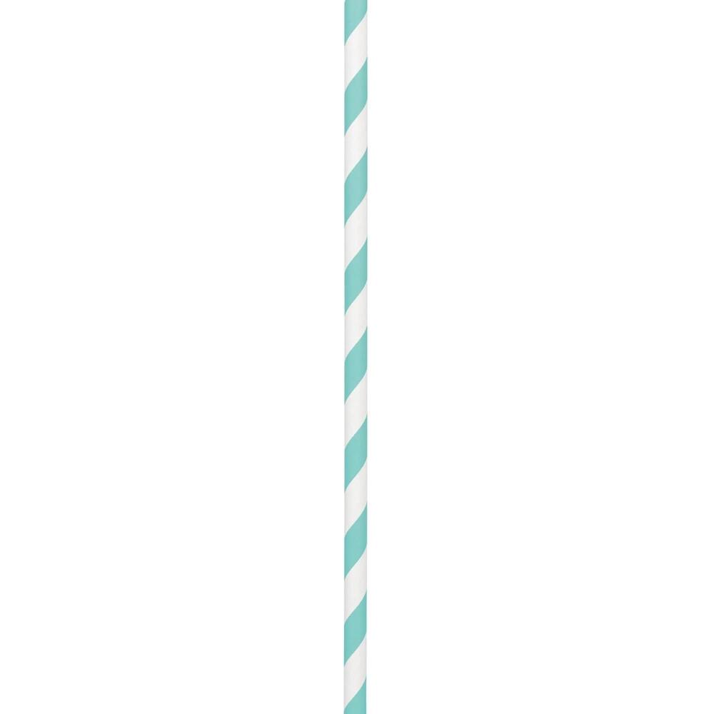 imagePaper Straws  95 Pack of 50 Perfect For Birthday ampamp Themed Parties Apple RedRobins Egg Blue