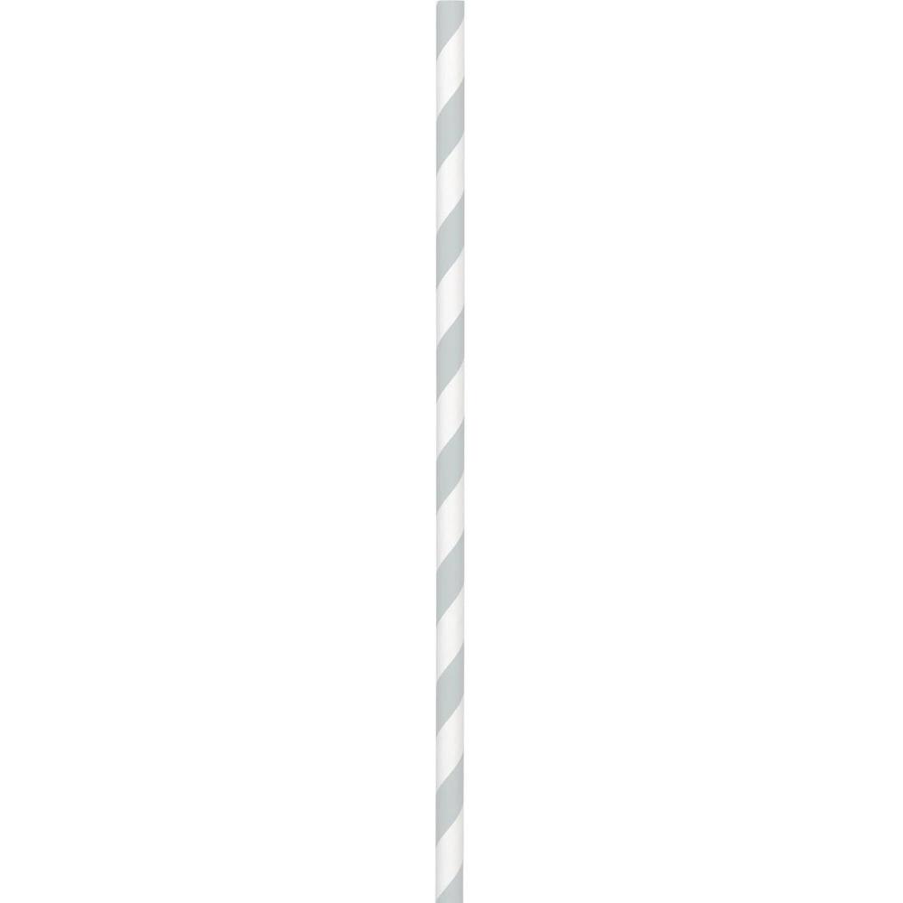imagePaper Straws  95 Pack of 50 Perfect For Birthday ampamp Themed Parties Apple RedSilver