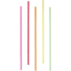 Multicolor Assorted Plastic Straws (Pack Of 24) – 9.25″ | Reusable & Vibrant Design, Perfect For Parties, Events, Celebrations, & Everyday Use