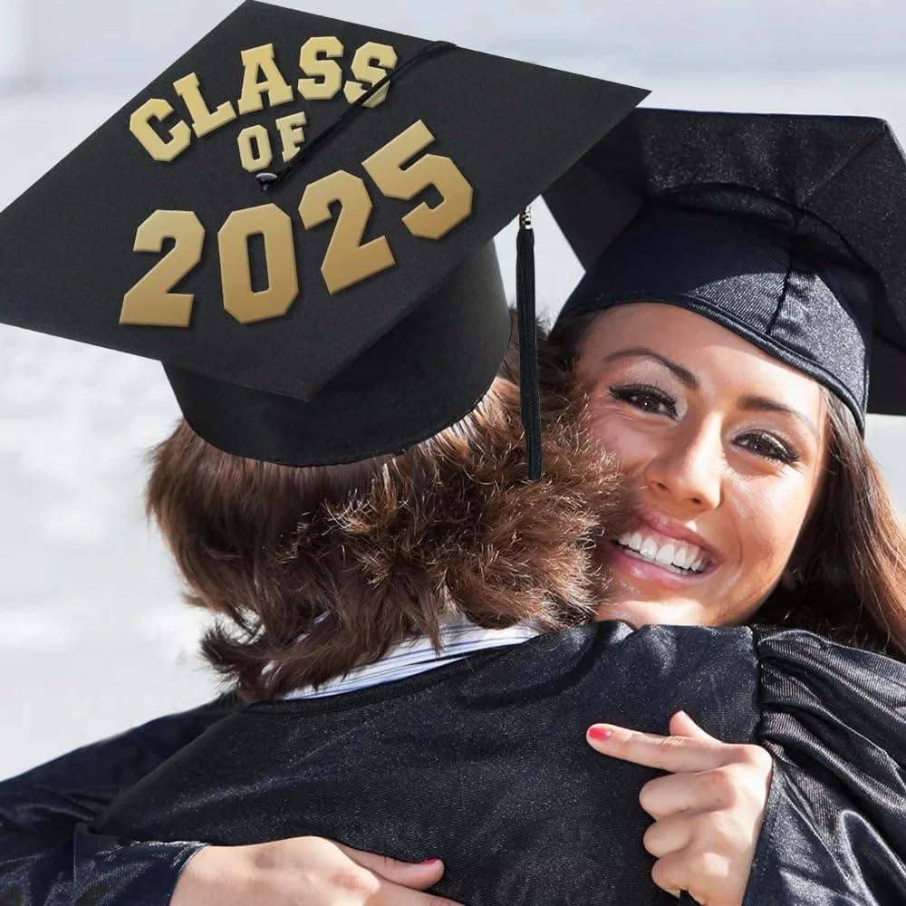 imageAmscan 2025 Graduation Cap Decorating Kit Black