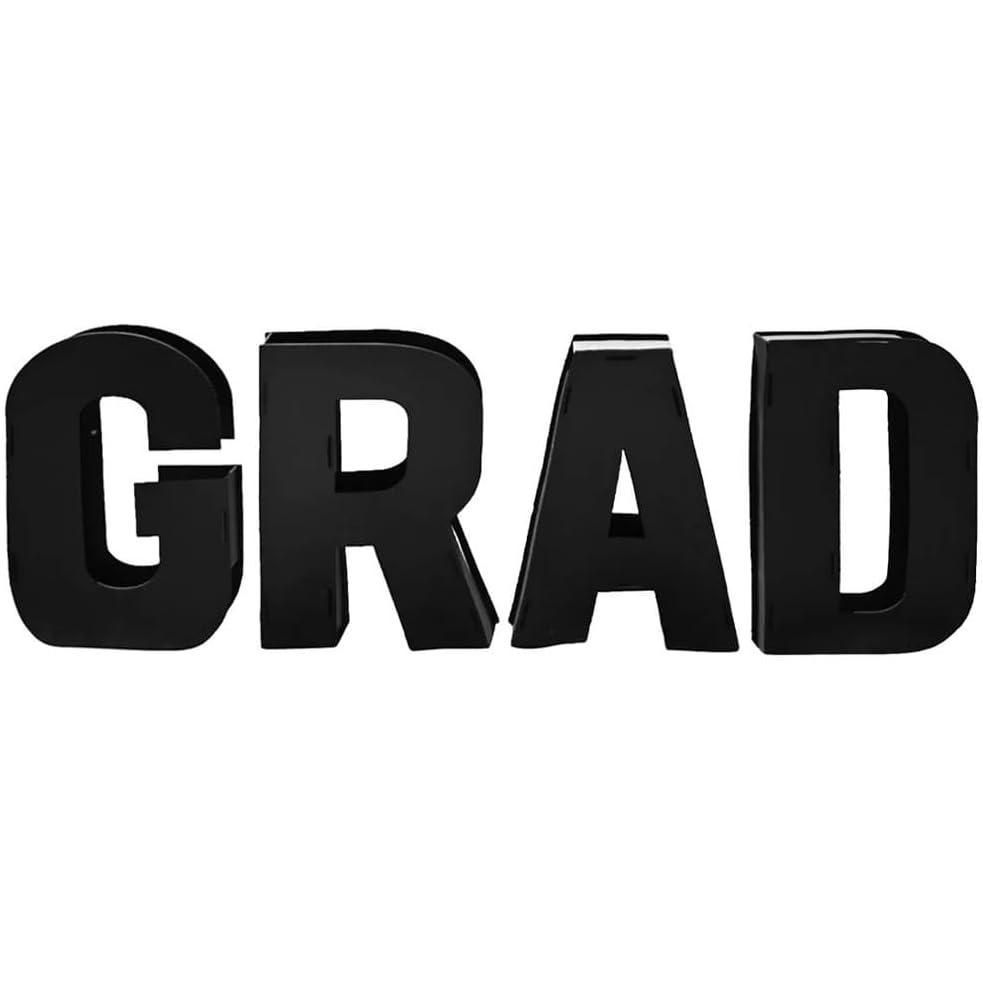 imageAmscan Plastic 27quot Grad Yard Letters Black