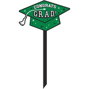 9.75IN GRN LAWN SIGN GRAD