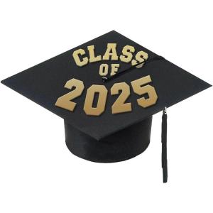 Amscan 2025 Graduation Cap Decorating Kit Black