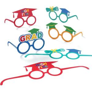 Amscan Assorted Paper Graduation Glasses