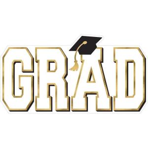 Amscan Giant Hite Paper Grad Cutout