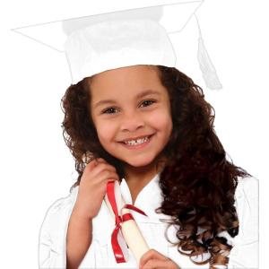 Amscan Graduation Cap White