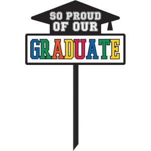 Amscan Proud of Our Graduate Lawn Sign(multi-colored)