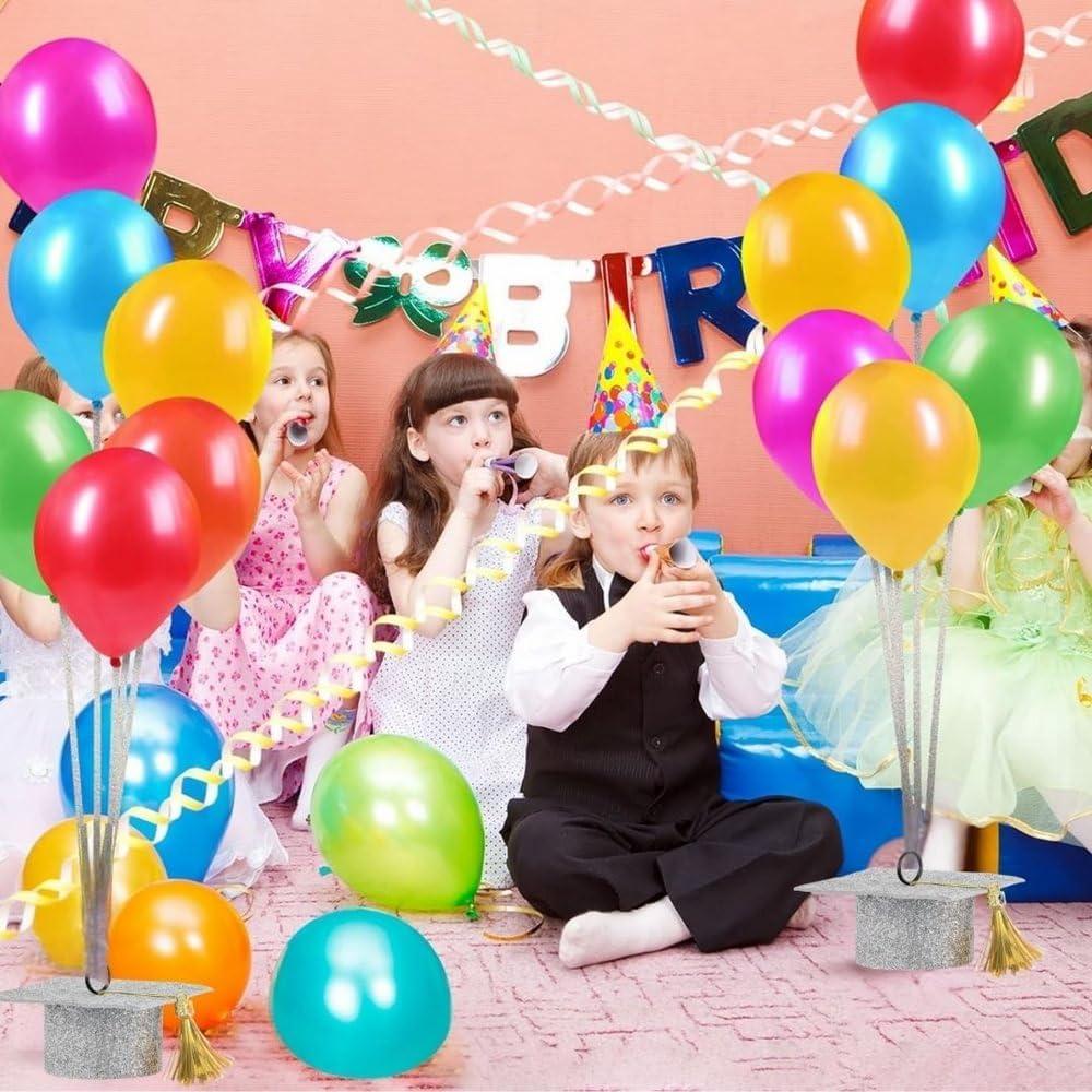 imageFelt Grad Cap Balloon Weight 175quotH x 4quot W 1 Pc GoldGold