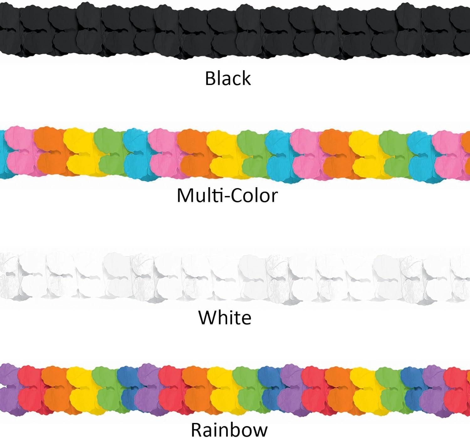 imageStunning Jet Black Paper Garland 12 1 Pc Long Party Decor Perfect for Creating Eyecatching Atmosphere ampamp Elevating CelebrationsApple Red