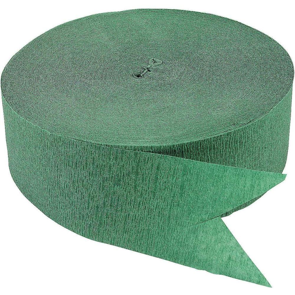 imageJumbo Forest Green Paper Streamer Roll  2quot x 500ft 1 Piece  EcoFriendly Decor for Parties ampamp Events