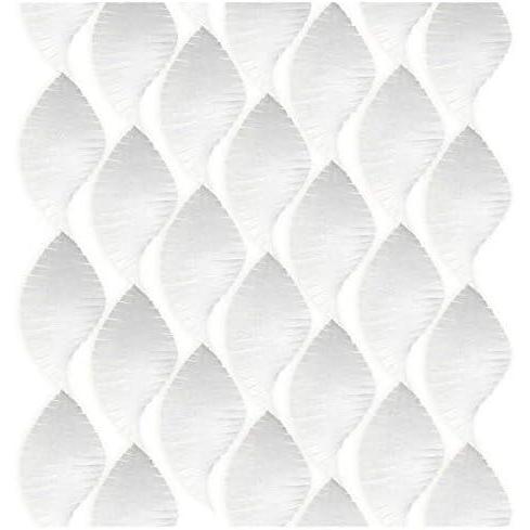 imageWide White Paper Hanging Fringe Streamers  30quot x 45quot 1 Piece  Perfect Banner for Complimenting Any Festive OccasionWhite