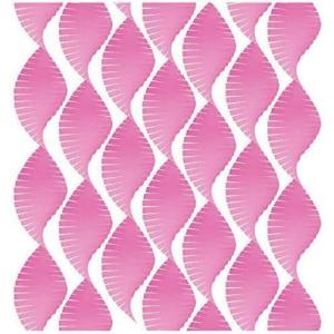 Wide White Paper Hanging Fringe Streamers – 30″ x 4.5″, 1 Piece – Perfect Banner for Complimenting Any Festive Occasion(Bright Pink)