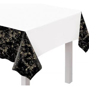 Amscan Multicolor Cheers for The New Year Plastic Table Cover (54″ x 102″) Pack of 1 – Perfect for Holiday Parties & Events