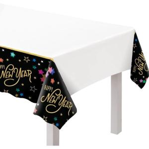 Amscan Multicolor Starlight Plastic Table Cover (54″ x 102″) Pack of 1 – Perfect for Holiday Parties & Events