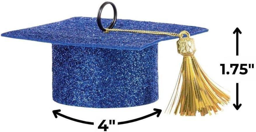 imageFelt Grad Cap Balloon Weight 175H x 4 W 1 Pc BlueBlue