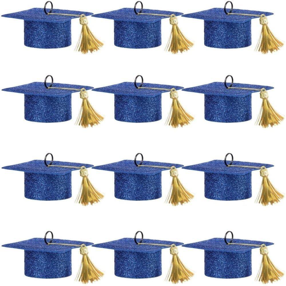imageFelt Grad Cap Balloon Weight 175H x 4 W 1 Pc BlueBlue