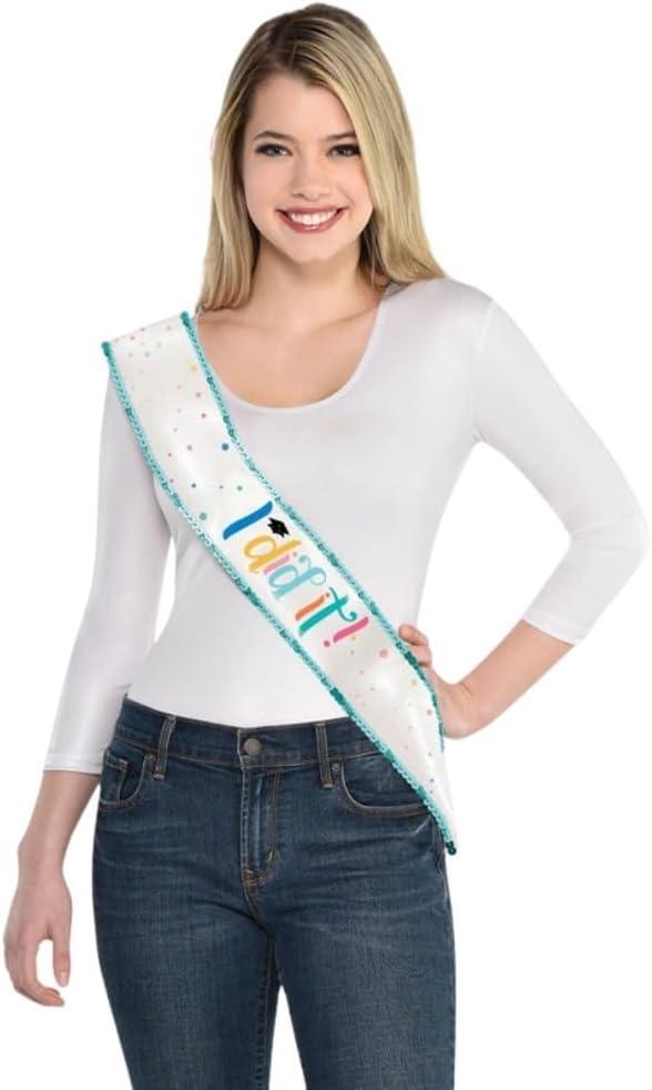 imageAmscan I Did It Deluxe Fabric Sash