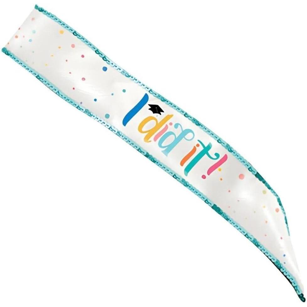 imageAmscan I Did It Deluxe Fabric Sash