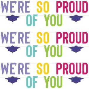 12FT LTR BNR WE/PROUD/YOU(3 Sets)