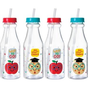 Amscan BTTL/STRAW GRAD FUN PLST(21 Ounces (Pack of 2))