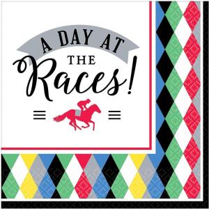 Amscan Dashing Multicolor Paper Class Dismissed Beverage Napkins – 5″ x 5″ (Pack of 40) – Durable & Eye-Catching Party Essentials – Great for Graduation(Pack of 16)