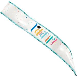 Amscan I Did It Deluxe Fabric Sash