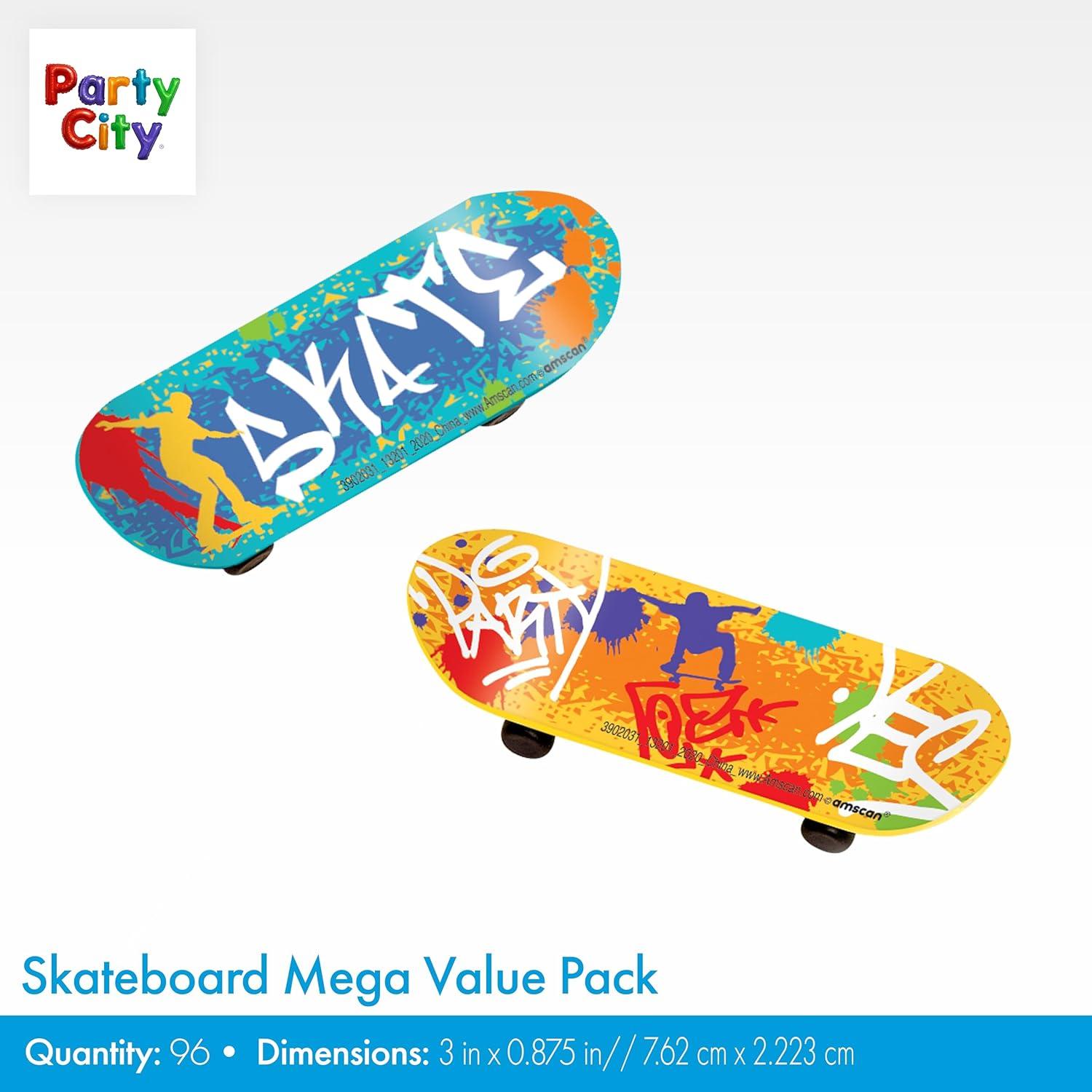 imageParty City Favor Skateboard Mega Value Pack 96 count