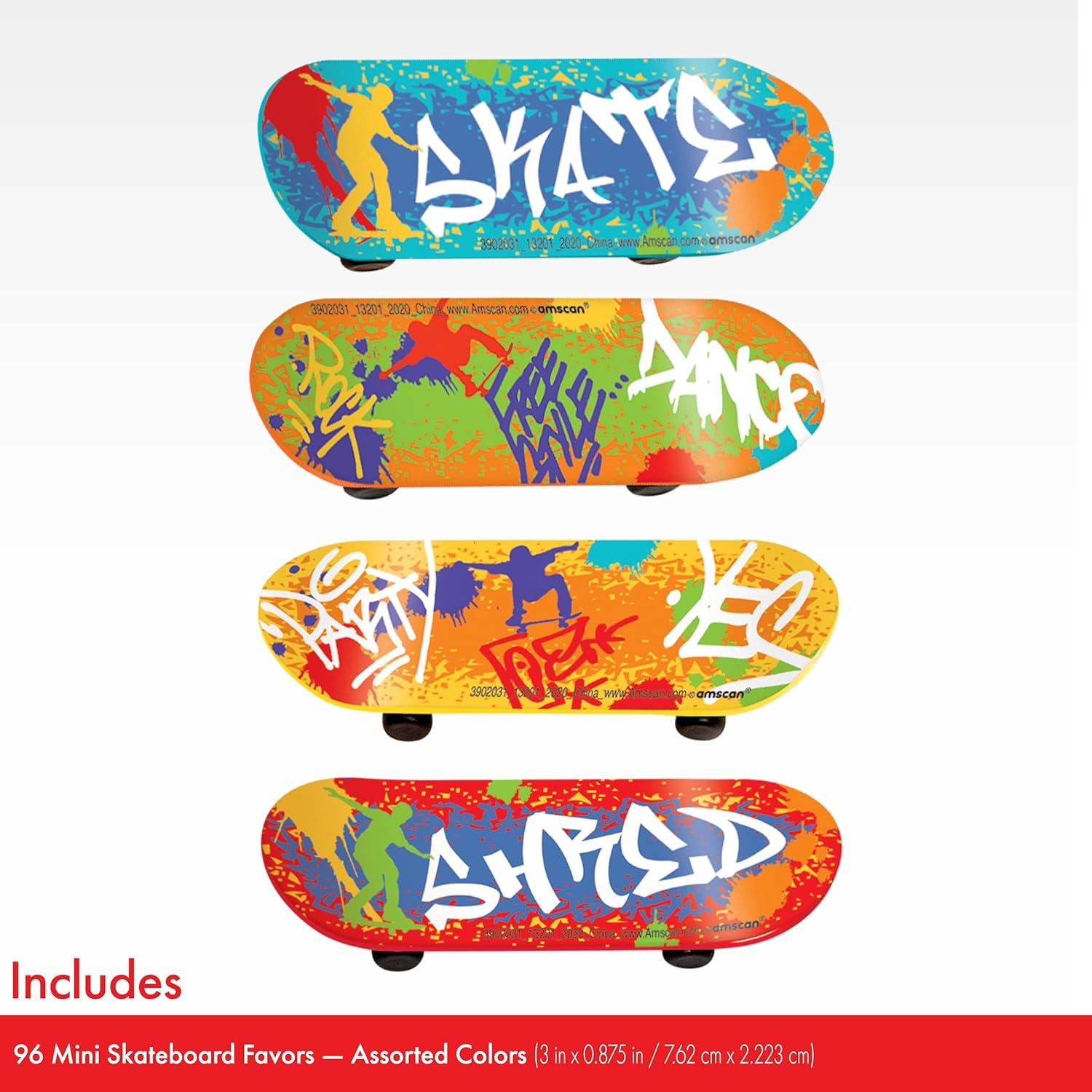 imageParty City Favor Skateboard Mega Value Pack 96 count