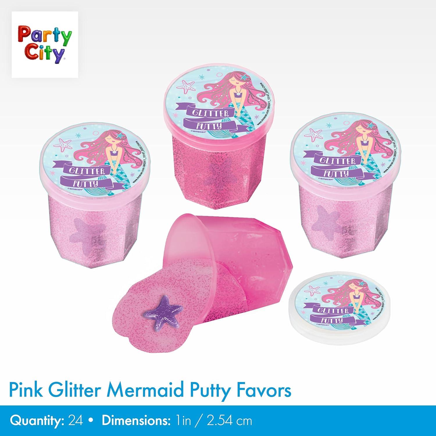 imageParty City Glitter Putty Mermaid Kit 24 count