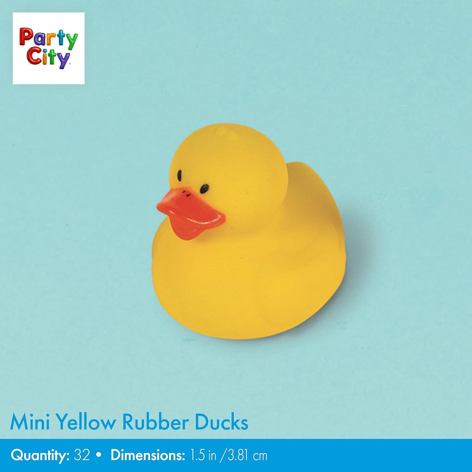 imageParty City Mini Rubber Ducks Favor Kit 32 count