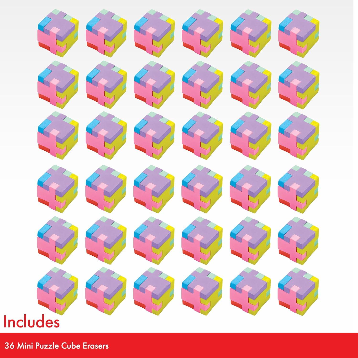 imageParty City Puzzle Cube Eraser Favor Kit 36 count